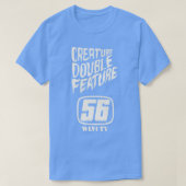 Creature Double Feature 70s Horror WLVI 56 Boston T-shirt (Design voorkant)