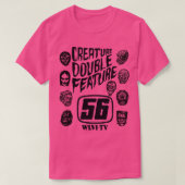 Creature Double Feature Classic Monsters T-shirt (Design voorkant)
