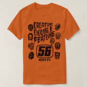 Creature Double Feature Classic Monsters T-shirt (Design voorkant)