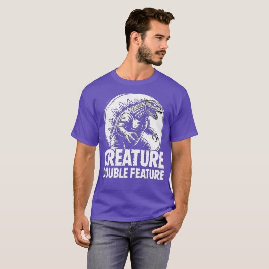 Creature Double Feature WLVI Boston Retro (2) T-shirt (Voorkant volledig)