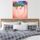 Creature Features Animatie Opgespannen Canvasprint Canvas Afdruk (Insitu (Slaapkamer))