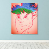 Creature Features Animatie Opgespannen Canvasprint Canvas Afdruk (Insitu (Houten vloer))