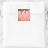 Creature Features Animation Square Stickers (Tas)