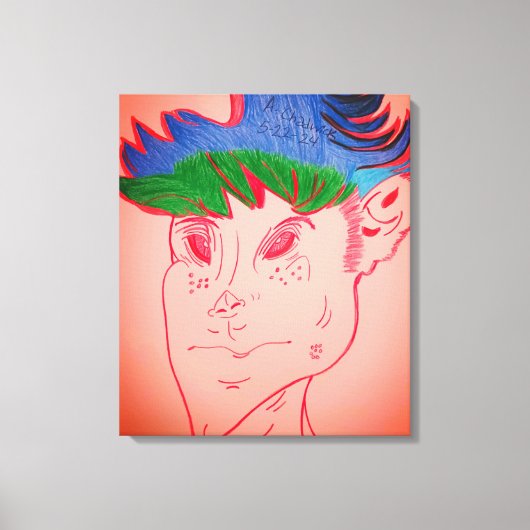 Creature Features Animation Stretched Canvas Print (Voorkant)