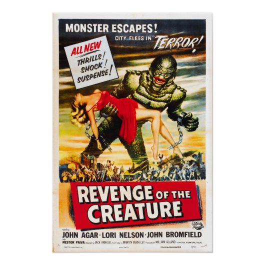 Creature Horror Monster Movie Poster (Voorkant)