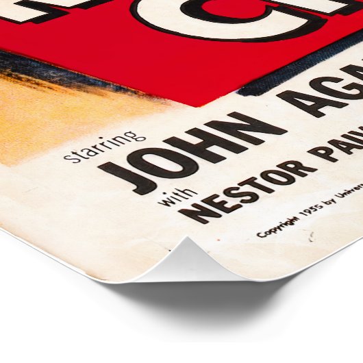 Creature Horror Monster Movie Poster (Hoek)