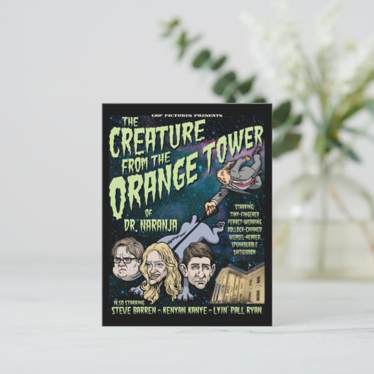 Creature of Dr. Naranja II Briefkaart (Staand voorkant)