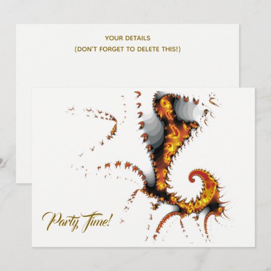 CREATURES Uitnodiging (Voorkant / Achterkant)