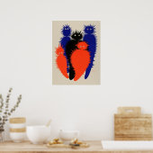 Creatures van Julius Klinger circa 1909 Poster (Keuken)