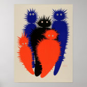 Creatures van Julius Klinger circa 1909 Poster (Voorkant)