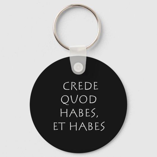 Crede quod habes et habes sleutelhanger (Voorkant)