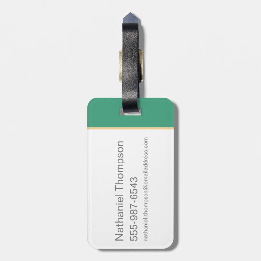 Credence Barebone Character Graphic Bagagelabel (Achterkant verticaal)