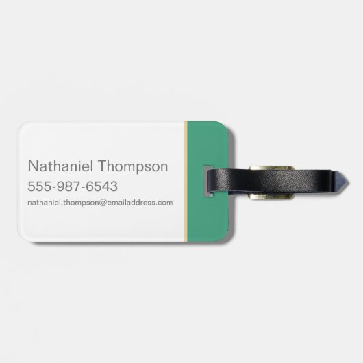 Credence Barebone Character Graphic Bagagelabel (Achterkant horizontaal)