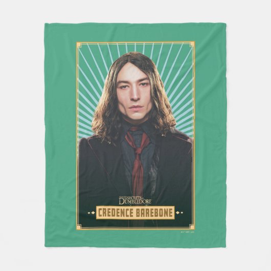 Credence Barebone Character Graphic Fleece Deken (Voorkant)