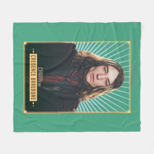 Credence Barebone Character Graphic Fleece Deken (Voorkant (Horizontaal))