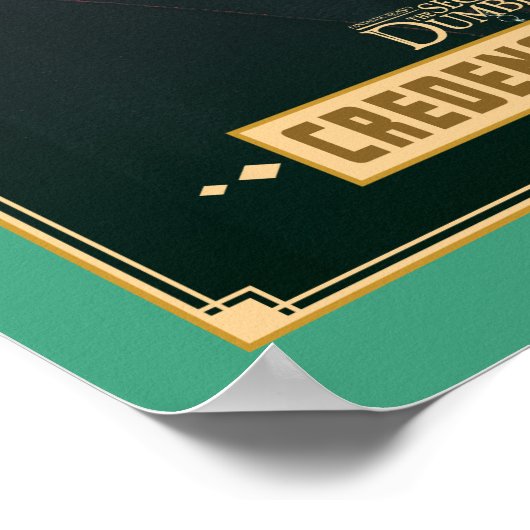 Credence Barebone Character Graphic Poster (Hoek)