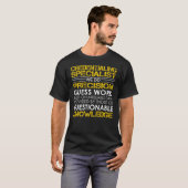 Credentials Specialist Precision Work T-shirt (Voorkant volledig)