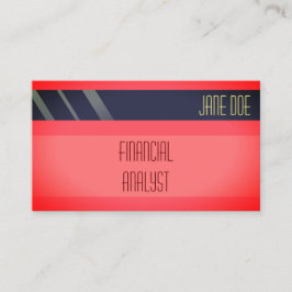 "Credit Card Style Visitekaartje No.16"