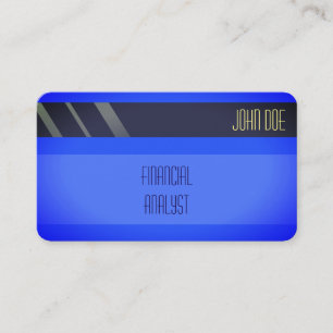 "Credit Card Style Visitekaartje No.17"