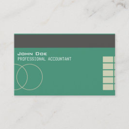 "Credit Card Style Visitekaartje No.18"