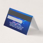 Credit | Debit Card | Financials | Stock Charts Visitekaartje (Achterkant)