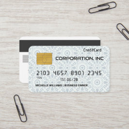 Credit | Debit Card | Moderne patronen Visitekaartje