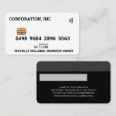 Credit | Debit Card | Wit Visitekaartje (Voorkant / Achterkant)