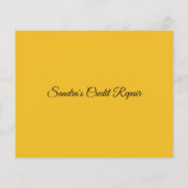 Credit Kaart Black en Gold (Achterkant)