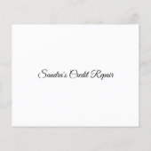 Credit Kaart Black en Gold (Achterkant)