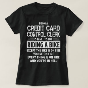 Credit Kaart Control Clerk T-shirt