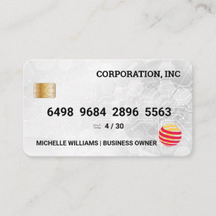 credit Kaart   Moderne technische achtergrond Visitekaartje