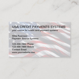 Credit Kaart Payment Systems Rep Visitekaartje