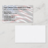 Credit Kaart Payment Systems Rep Visitekaartje (Voorkant / Achterkant)