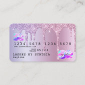 Credit Kaart Roos Gold Dripping Gold Visitekaartje (Voorkant)