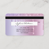 Credit Kaart Roos Gold Dripping Gold Visitekaartje (Achterkant)