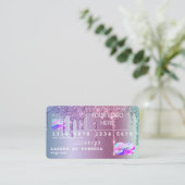 Credit Kaart Roos Gold Dripping Gold voeg uw logo  Visitekaartje (Staand voorkant)