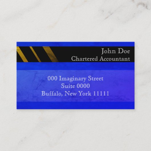 "Credit Kaart stijl Visitekaartje No.11" (Voorkant)