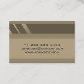 "Credit Kaart Style Visitekaartje No.2" (Achterkant)