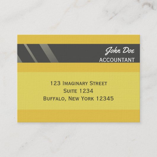 "Credit Kaart Style Visitekaartje No.4" (Voorkant)