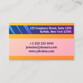 "Credit Kaart Style Visitekaartje No.6" (Achterkant)