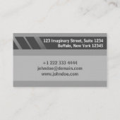 "Credit Kaart Style Visitekaartje No.8" (Achterkant)