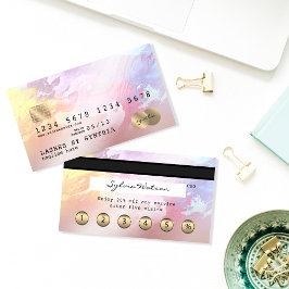 Credit Kaart styled abstracte art loyalty-kaart Visitekaartje