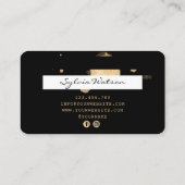 Credit Kaart styled Black Gold Visitekaartje (Achterkant)