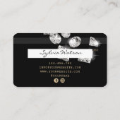 Credit Kaart Styled Gold Diamonds Visitekaartje (Achterkant)