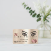 Credit Kaart Styled Gold Long Lashes Visitekaartje (Staand voorkant)
