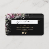 Credit Kaart Styled Greenery Floral Visitekaartje (Achterkant)