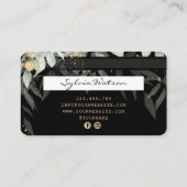 Credit Kaart Styled Greenery Floral Visitekaartje (Achterkant)