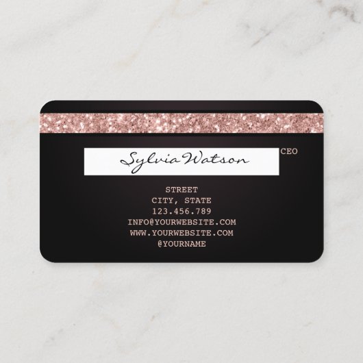 Credit Kaart Styled Nails technicus nagelkunst Visitekaartje (Achterkant)