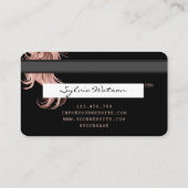 Credit Kaart Styled Roos Gold Hair Stylist Visitekaartje (Achterkant)
