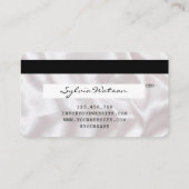 Credit Kaart Styled Roos Gold Hair Stylist Visitekaartje (Achterkant)